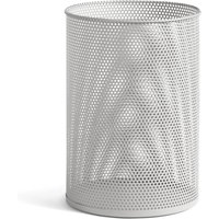 HAY - Perforated Bin L, Ø 30,5 x H 44 cm, hellgrau von Hay