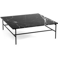 HAY - Rebar Coffee Table, 100 x 104 cm, Marmor / schwarz von Hay