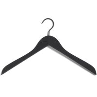 HAY - Soft Coat Slim Kleiderbügel, schwarz (4er-Set) von Hay