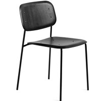 HAY - Soft Edge 40 Stuhl, schwarz (Eiche gebeizt) / schwarz von Hay