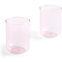 HAY - Tint Trinkglas 300 ml, rosa (2er-Set) von Hay