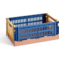 Klappkiste Colour Crate Mix dark blue 26,5x17 cm von Hay