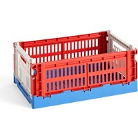 Klappkiste Colour Crate Mix red 26,5x17 cm von Hay