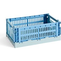 Klappkiste Colour Crate Mix sky blue 34,5x26,5 cm von Hay