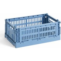 Klappkiste Colour Crate sky blue 26,5 x 17 cm von Hay