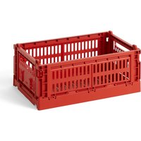 Klappkiste Colour Crate red 34,5 x 26,5 cm von Hay