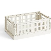 Klappkiste Colour Crate off-white 53 x 34,5 cm von Hay