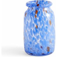 [NEUWERTIG] B-Ware Hay Splash Vase M Blumenvase Topf Blumenvase Blumenkübel ø 14,3 X H 22,2 Cm Blue von Hay