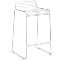 [NEUWERTIG] Hay Hee Barhocker Low Barstuhl Barsitz Stuhl Hocker Sitz Weiß H65 Cm Stahldraht B-Ware von Hay