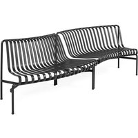 Parkbank Dining Palissade Set In-Out anthracite von Hay