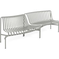 Parkbank Dining Palissade Set In-Out sky grey von Hay