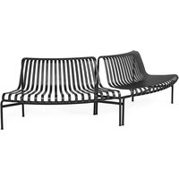 Parkbank Dining Palissade Set Out-Out anthracite von Hay