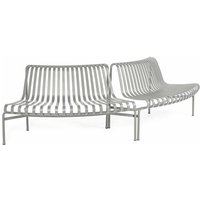 Parkbank Dining Palissade Set Out-Out sky grey von Hay