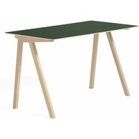 Schreibtisch CPH90 water-based lacquered - green linoleum von Hay