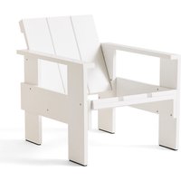 Sessel Lounge Crate white water-based lacquered pinewood von Hay