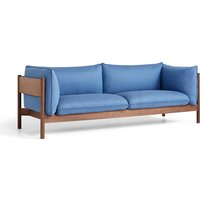 Sofa Arbour oiled waxed solid walnut – re-wool 758 von Hay