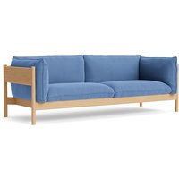 Sofa Arbour oiled waxed solid oak - Re-wool 758 von Hay