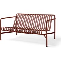 Sofa Lounge Palissade iron red von Hay