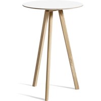 Stehtisch CPH20 soaped oak - white laminate von Hay