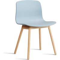 Stuhl About A Chair AAC12 Soaped Oak slate blue 2.0 von Hay