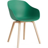 Stuhl About A Chair AAC222 Soaped Oak teal green 2.0 von Hay