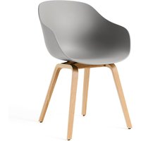 Stuhl About A Chair AAC222 Water-based Lacquered Oak concrete grey 2.0 von Hay