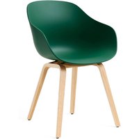 Stuhl About A Chair AAC222 Water-based Lacquered Oak teal green 2.0 von Hay