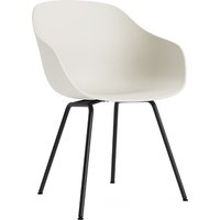 Stuhl About A Chair AAC226 Black powder coated steel base melange cream 2.0 von Hay