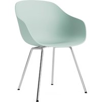 Stuhl About A Chair AAC226 Chromed steel base dusty mint 2.0 von Hay