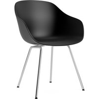 Stuhl About A Chair AAC226 Chromed steel base black 2.0 von Hay