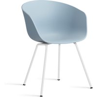 Stuhl About A Chair AAC26 White powder coated Steel slate blue 2.0 von Hay