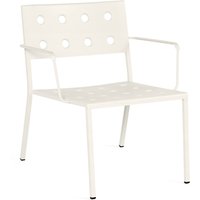 Stuhl Balcony Lounge Chair mit Armlehne chalk beige von Hay