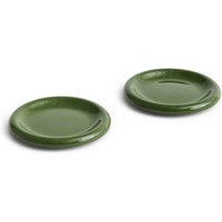 Teller Set Barro Plate green Ø18 von Hay