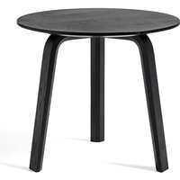 Tisch Bella Coffee Ø 45 cm black stained 49 cm H von Hay