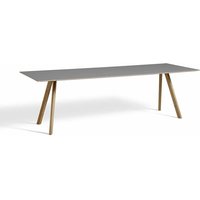 Tisch CPH30 soaped oak - grey linoleum 250 cm x 120 cm von Hay