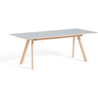 Tisch CPH30 ausziehbar soaped oak - grey linoleum 200 cm L von Hay