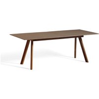 Tisch CPH30 ausziehbar water-based lacquered walnut veneer 200 cm L von Hay