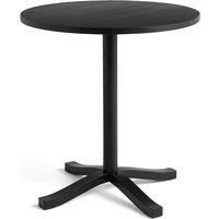 Tisch Pastis black water-based lacquered ash Ø 70 cm von Hay