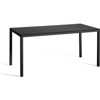 Tisch T12 powder coated aluminium black linoleum 200 cm L von Hay