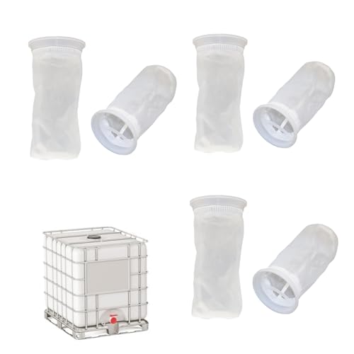 Filter aus Nylon, 6 Stück, Zubehör für IBC-Tank, für Regenwassertank, 1000 l, mit Hahn, Auffangfilter, Ersatzfilter für DN150, Wassertank, Liter Filter aus Nylon, 6 Stück, Zubehör für IBC-Tank, für Regenwassertank, 1000 l, mit Hahn, Auffangfilter, Ersatzfilter für DN150, Wassertank, Liter von Guoml