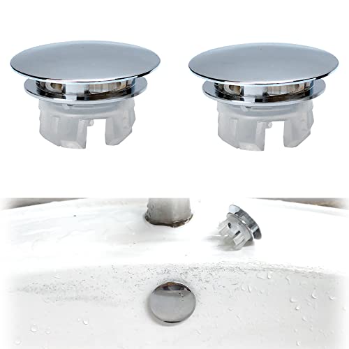 Hayaww 2 Pcs Waschbecken-üBerlauf Waschbecken Ring,üBerlaufen Rund üBerlauf Badezimmer KüChe Waschbecken Loch Waschbecken üBerlauf Abdeckung SpüLe üBerlaufring KüChe FüR HäUser,Einkaufszentren,Hotels von Hayaww