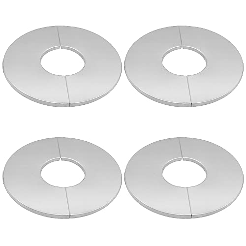 Hayaww 4 Pcs Rosetten Abdeckung FüR Rohre, Rohrabdeckungen Rosetten Abdeckung Abdeckrosetten HeizköRperrosetten Abdeckrosetten Edelstahl, 23mm/34mm/51mm, FüR WasserhäHne, Rohre, HeizköRperrohre (51mm) von Hayaww