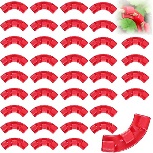 Hayaww 40 Pcs Plants Attachment Clip, Plant Clips Garden Clips Tomato Clips Plant Support Clip Vegetables Clips 90 Degree Bending Plant Clips Plant Holders Fastening Plants For Gardening Plant Support von Hayaww