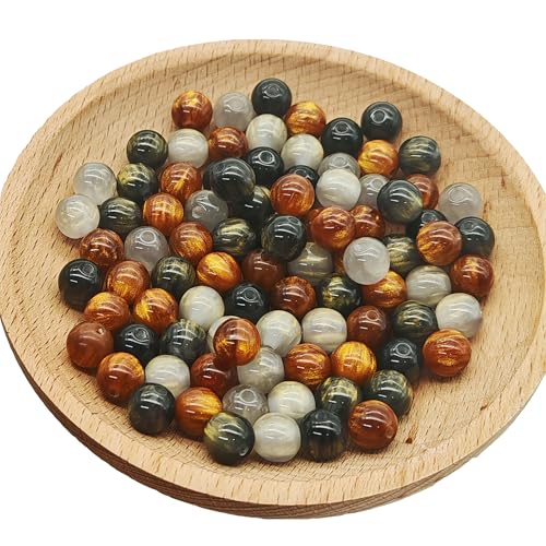 Hayaww 90 Stück 8mm Loch Brillant Perlen Runde lose Perlen Runde Synthetische Edelsteinperlen Perlen zum Auffädeln Perlen für Armbänder für Schmuck Machen Armbänder Halsketten Ohrringe Accessoires (A) Hayaww 90 Stück 8mm Loch Brillant Perlen Runde lose Perlen Runde Synthetische Edelsteinperlen Perlen zum Auffädeln Perlen für Armbänder für Schmuck Machen Armbänder Halsketten Ohrringe Accessoires (A) von Hayaww