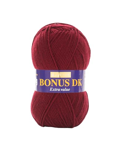 Hayfield Bonus DK Doppelstrick, Weinrot (841), 100 g von Sirdar von Sirdar