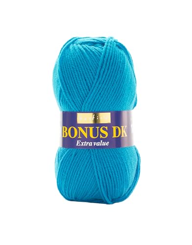 Hayfield Bonus DK Doppelstrick, Azurblau (824), 100 g von Sirdar von Sirdar