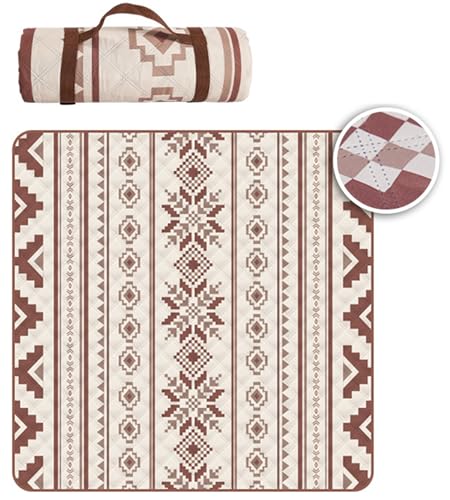 Hayisugal Picknickdecke 200x200 cm Stranddecke Sandfrei Wasserdicht Campingdecke Waschbar Strandunterlage Tragbare Picknickdecke für Strand,Picknick,Wandern,Park,Reisen, Boho M, 200 x 200 cm Hayisugal Picknickdecke 200x200 cm Stranddecke Sandfrei Wasserdicht Campingdecke Waschbar Strandunterlage Tragbare Picknickdecke für Strand,Picknick,Wandern,Park,Reisen, Boho M, 200 x 200 cm von Hayisugal