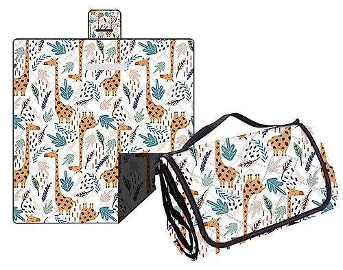 Hayisugal Picknickdecke Sandfrei Stranddecke Wasserdicht Campingdecke Waschbar Strandunterlage Tragbare Picknickdecke Soft für Strand,Picknick,Wandern,Reisen, Giraffe, 200 x 200 cm Hayisugal Picknickdecke Sandfrei Stranddecke Wasserdicht Campingdecke Waschbar Strandunterlage Tragbare Picknickdecke Soft für Strand,Picknick,Wandern,Reisen, Giraffe, 200 x 200 cm von Hayisugal