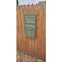 "Geschnitztes Holzschild "Code Of The Elves" von HayleesCloset