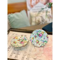 Aof - All Over Floral Muster Von Royal Albert Kleine Runde Teller Vintage Sammlerstück Chinz Blumenmuster Wähle Oder Lot Hübsch Aof - All Over Floral Muster Von Royal Albert Kleine Runde Teller Vintage Sammlerstück Chinz Blumenmuster Wähle Oder Lot Hübsch von HayleysCollectables